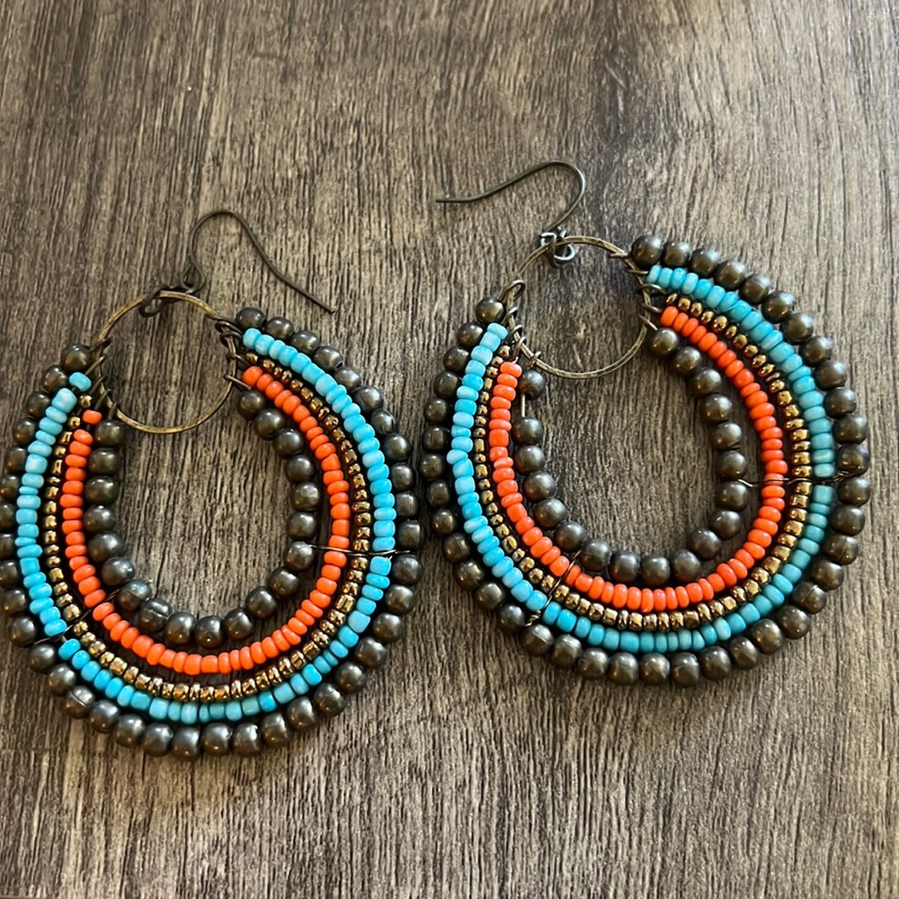 BOHO BEADED EARRINGS